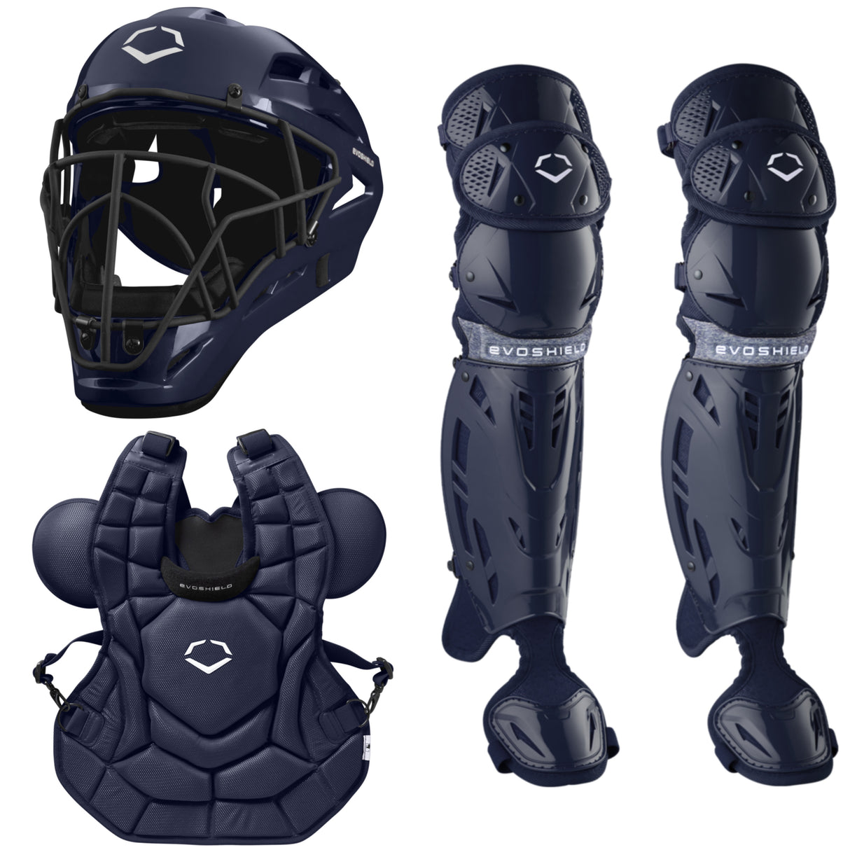 EvoShield Adult SRZ-1 Baseball Catchers Gear Kit Baseball Catcher's Protective Equipment All