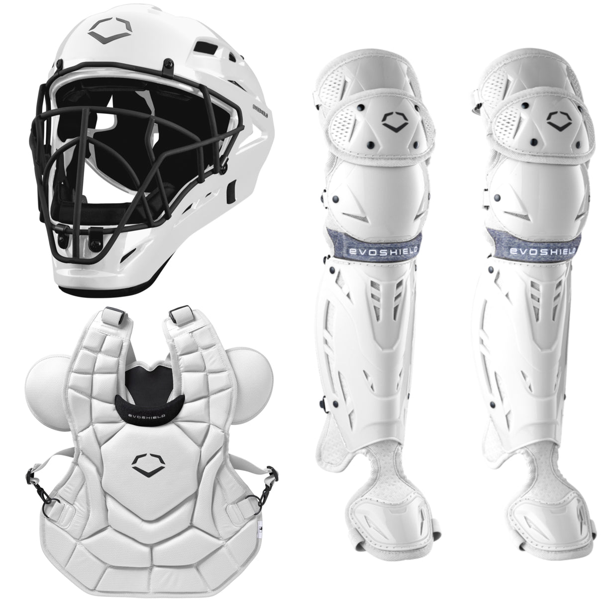 EvoShield Adult SRZ-1 Baseball Catchers Gear Kit Baseball Catcher's Protective Equipment All
