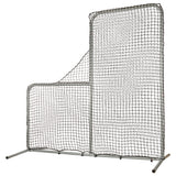 Champro 7'x7' Baseball Pitcher's L-Screen with 40" Drop Baseball Field Equipment All