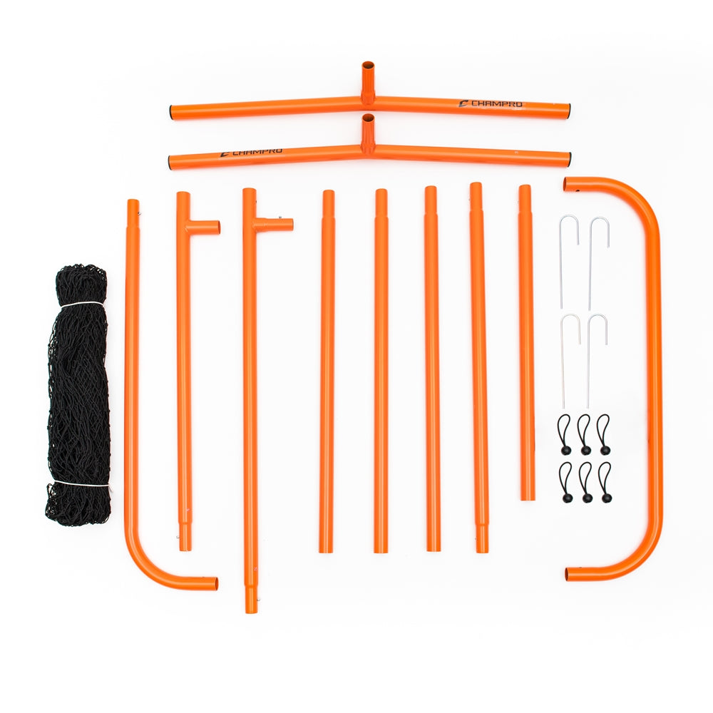 Champro Brute Pitcher's Safety Style Baseball 7'x7' L-Screen Baseball Field Equipment All