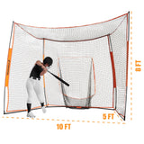 Champro 8' x 10' MVP Plain Box Baseball Backstop Baseball Field Equipment All