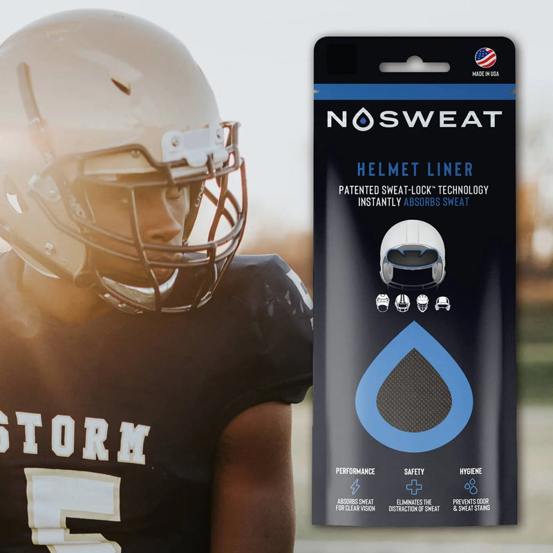 NoSweat Helmet Liners - Patented SweatLock™ Sweat Liner For All Helmet Types