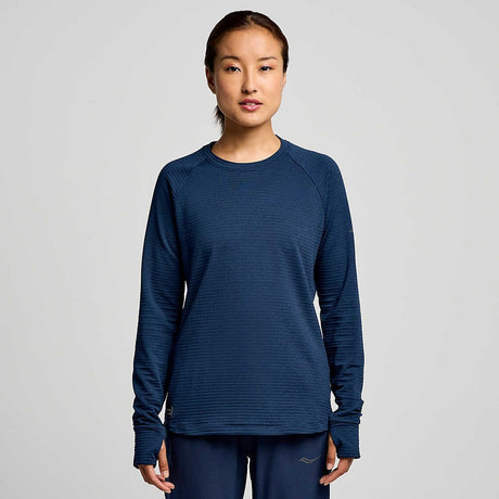 Saucony Women's Triumph 3D Crew SAW800460 Womens Apparel Shirts & Tops