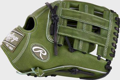 Rawlings Heart of the Hide 12.25"  Military Green Baseball Glove