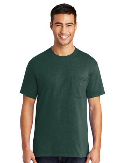 Port & Company Men's Core Blend Pocket Tee