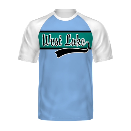 Holloway Freestyle Semi-Sublimated Raglan Shirt - White League Outfitters
