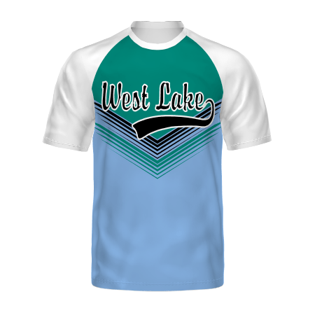Holloway Freestyle Semi-Sublimated Raglan Shirt - White League Outfitters