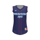 New Balance Sleeveless Prowess Full Button Jersey League Outfitters