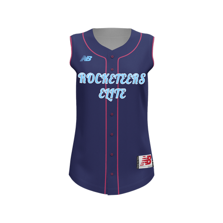 New Balance Sleeveless Prowess Full Button Jersey League Outfitters