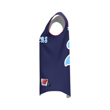 New Balance Sleeveless Prowess Full Button Jersey League Outfitters