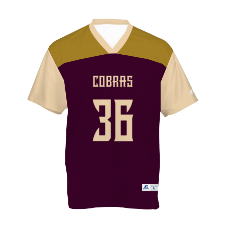 Russell Men's Freestyle Sublimated Flag Football Football Jersey Russell Athletic