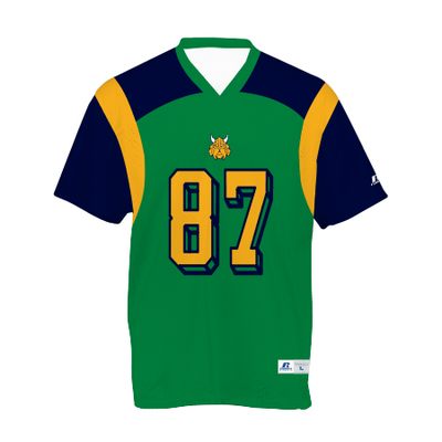 Russell Youth Freestyle Sublimated Flag Football Football Jersey