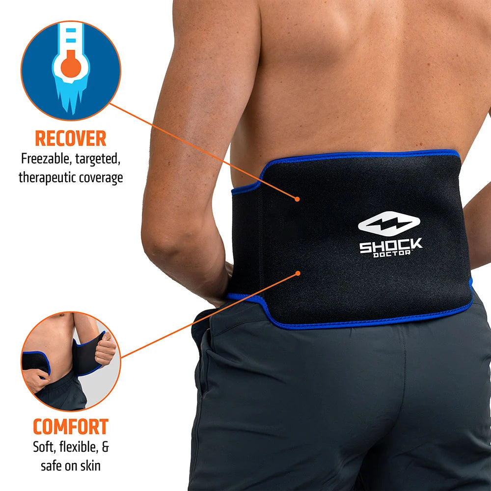 Shock Doctor Flex Ice Therapy Back Comp Wrap Unisex Accessories Health & Wellness