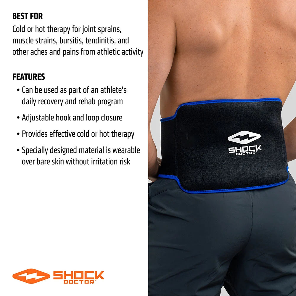 Shock Doctor Flex Ice Therapy Back Comp Wrap Unisex Accessories Health & Wellness