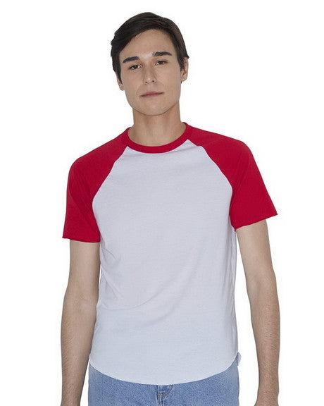 American Apparel Unisex Poly/Cotton Raglan Tee American Apparel