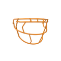 Schutt F7 EGOP VI-NB-VC Football Facemask