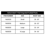 Schutt Adult 7-Pad Integrated Football Pants