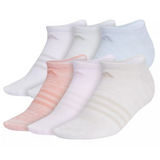 adidas Women's Superlite 6-Pack No Show Socks