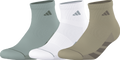 adidas Men's All Day Training 3-Pack Quarter Sock Unisex Accessories Socks