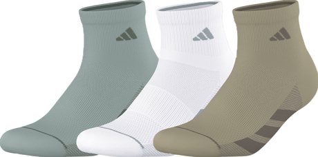 adidas Men's All Day Training 3-Pack Quarter Sock Unisex Accessories Socks