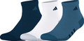 adidas Men's Cushioned 3.0 Color 3-Pack Quarter Sock Unisex Accessories Socks