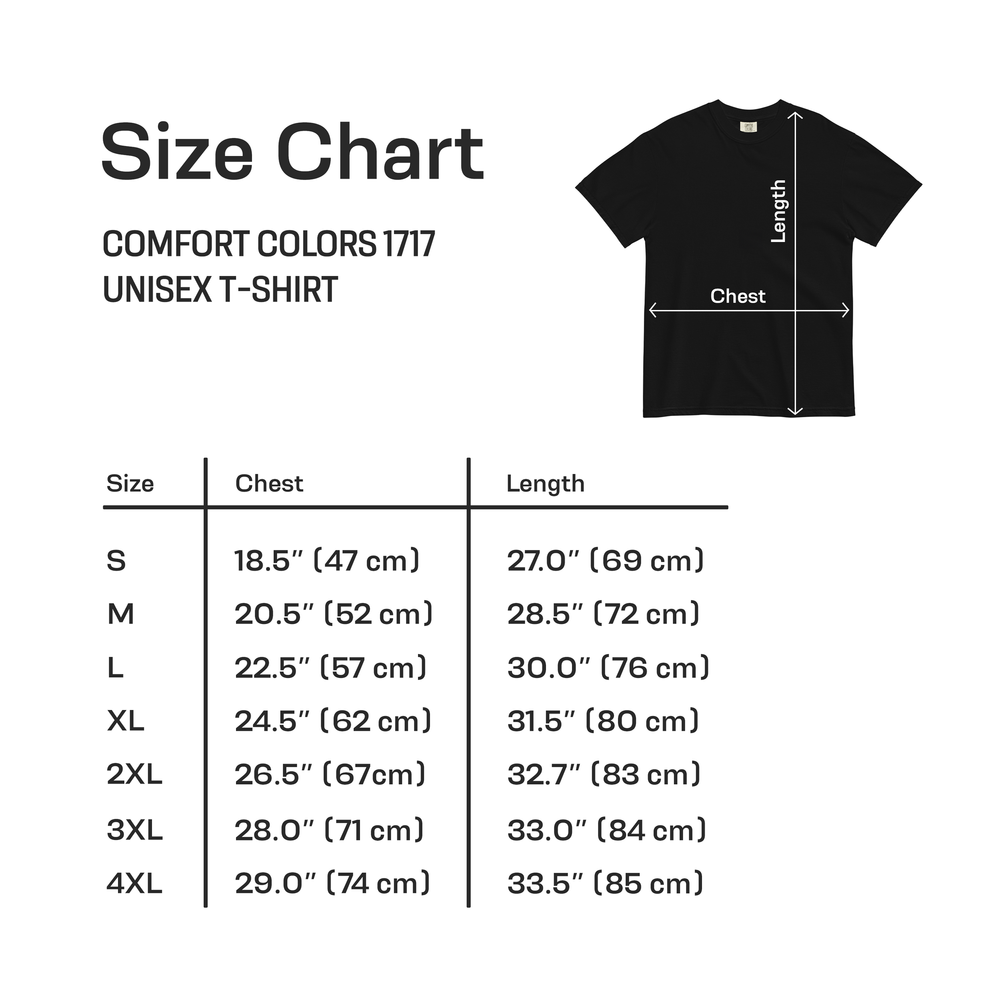 Comfort Colors Adult Heavyweight T-Shirt Mens Apparel Shirts & Tops