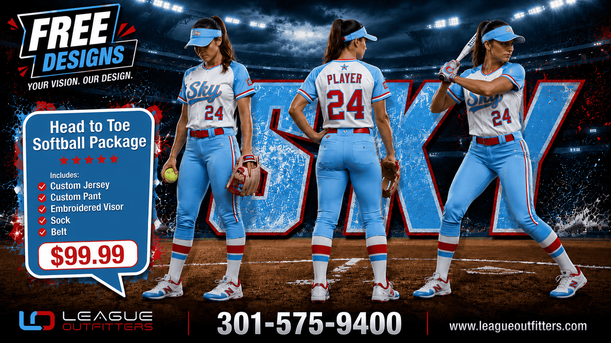 League Outfitters Head to Toe Softball Package