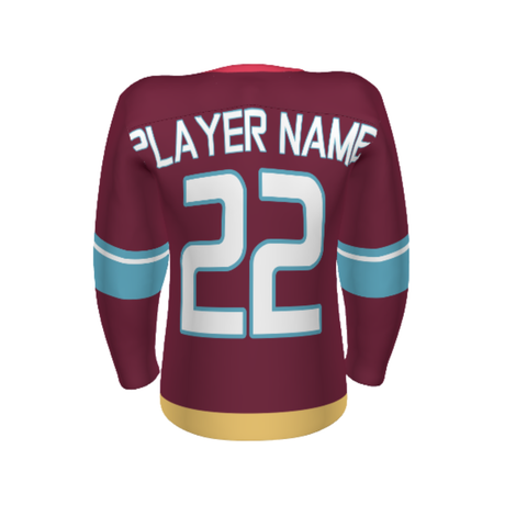 Custom Holloway Youth Performance Series Traditional Lace Up Hockey Jersey
