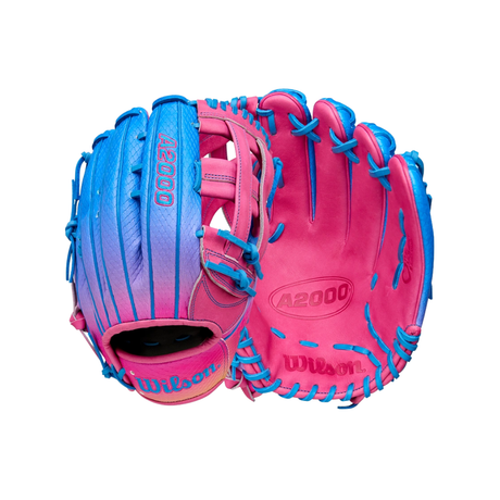 Wilson 2025 Love the Moment A2000 1777SS 12.75" Outfield Baseball Glove (RHT, Flamingo/Blue)