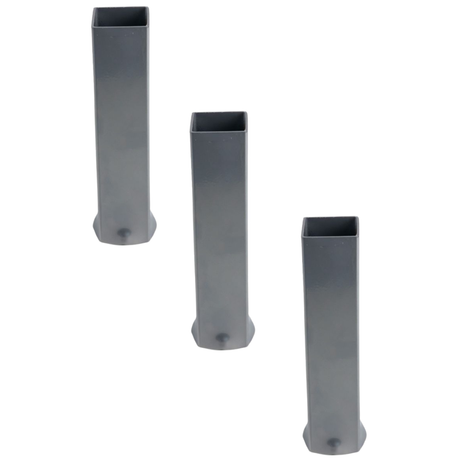TAG Steel Ground Receptacle Set of 3