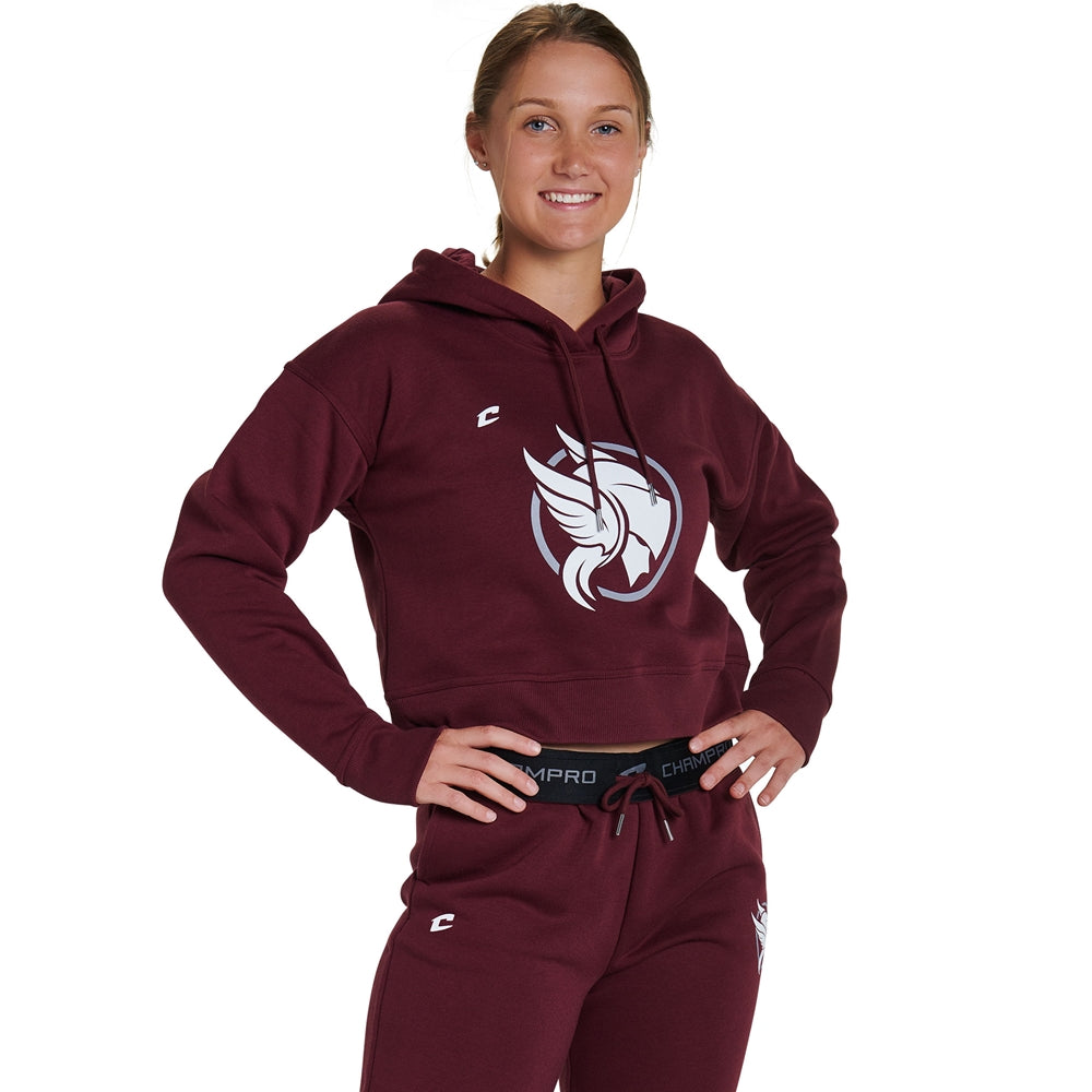Champro Victory Fleece Women's Crop Hoodie