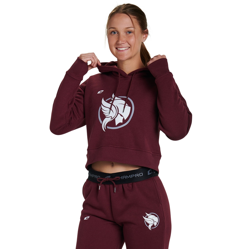 Champro Victory Fleece Women's Crop Hoodie