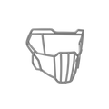 Vicis Zero2 SO-215E Premium Titanium Facemask Football Facemasks Adult