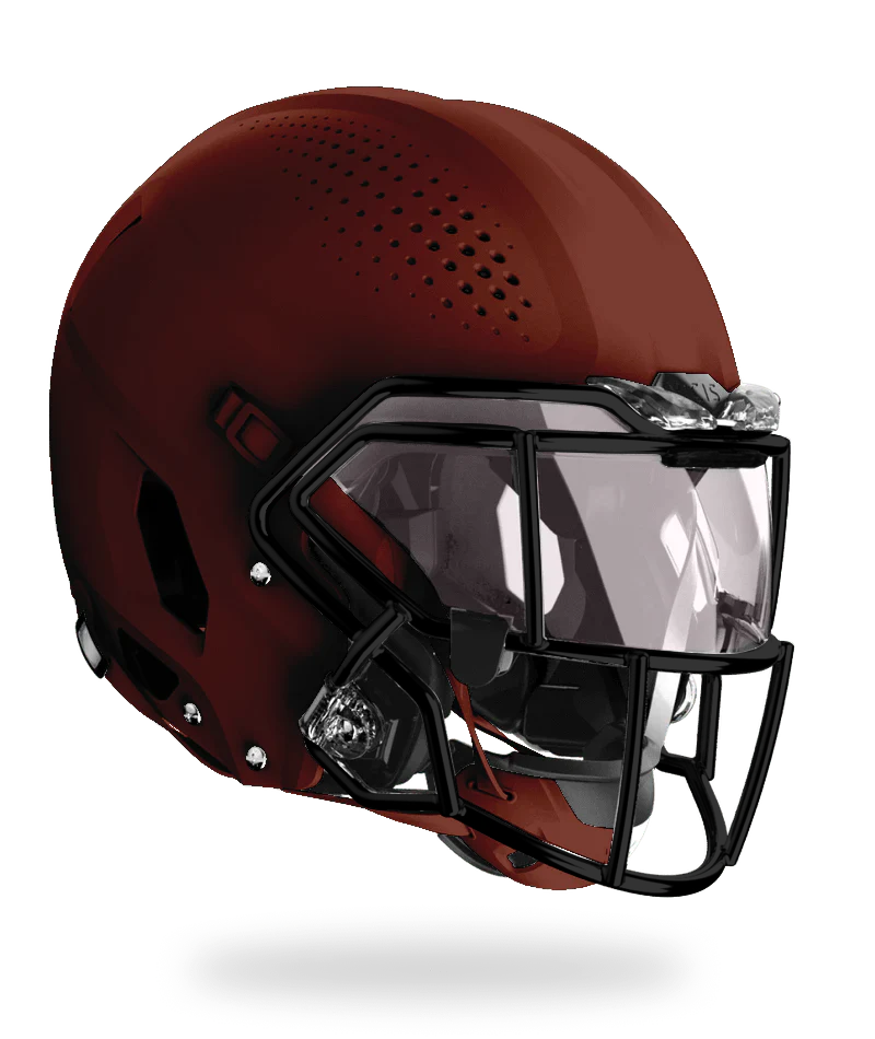 Vicis Adult Zero2 Elite Football Helmet with Titanium Facemask & Oakley Eye Shield Vicis