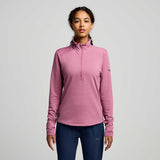 Saucony Women's Triumph 3d 1/2 Zip SAW800459 Womens Apparel Sweatshirts & Fleece