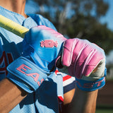 Easton Youth Walk-off Bubble Gum Ethos Baseball Batting Gloves-5