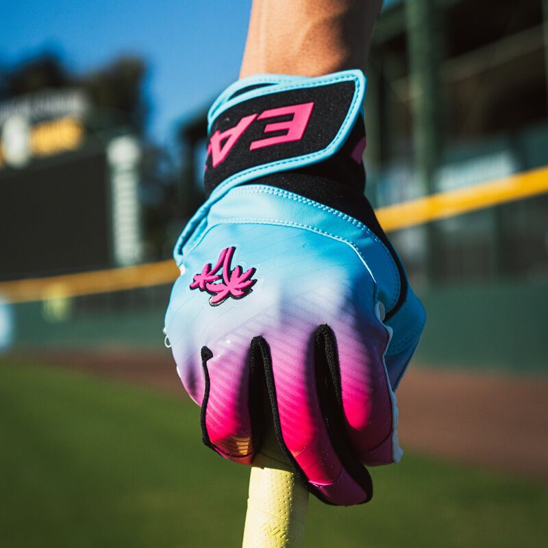 Easton Youth Walk-off South Beach Ethos Baseball Batting Gloves -9