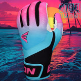 Easton Youth Walk-off South Beach Ethos Baseball Batting Gloves -12