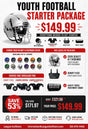 Schutt Youth Football Starter Package Team Football Uniform Package
