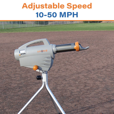 Zooka ZS720 Pitching Machine with Tall Tripod Baseball Field Equipment All