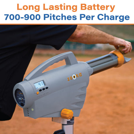 Zooka ZS720 Pitching Machine with Short Tripod Baseball Field Equipment All