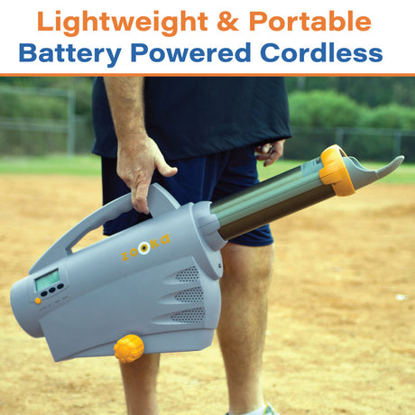 Zooka ZS720 Pitching Machine with Short Tripod Baseball Field Equipment All