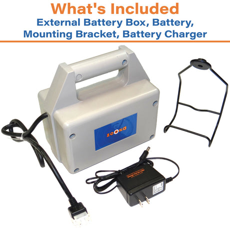 Zooka External Battery Baseball Field Equipment All