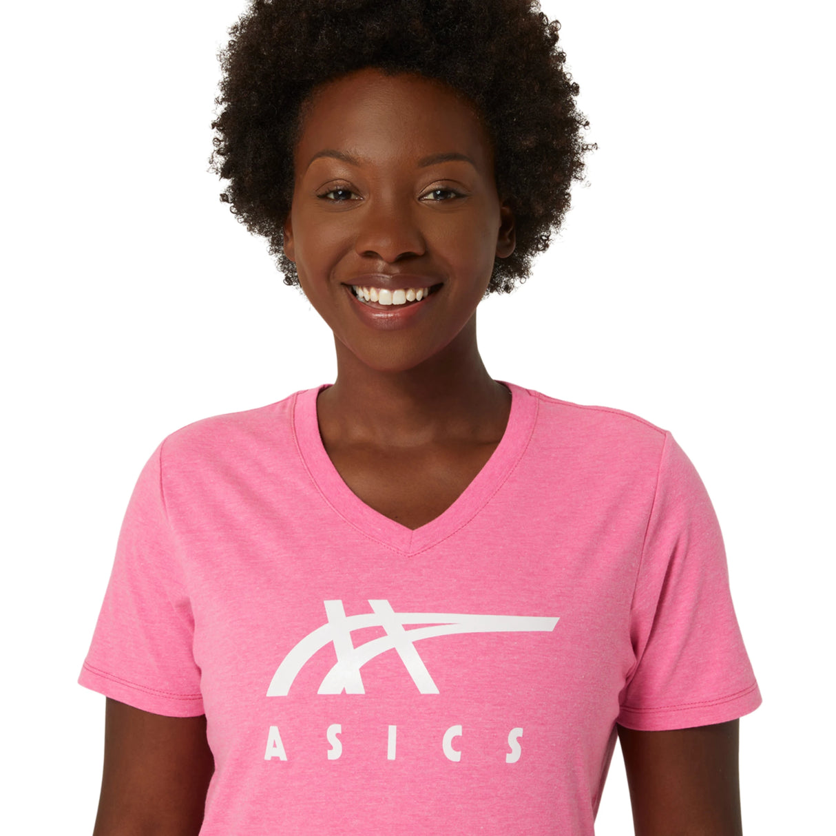 Asics Women's Stripes V Neck-5