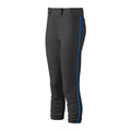Mizuno Girl's Belted Piped Softball Pants
