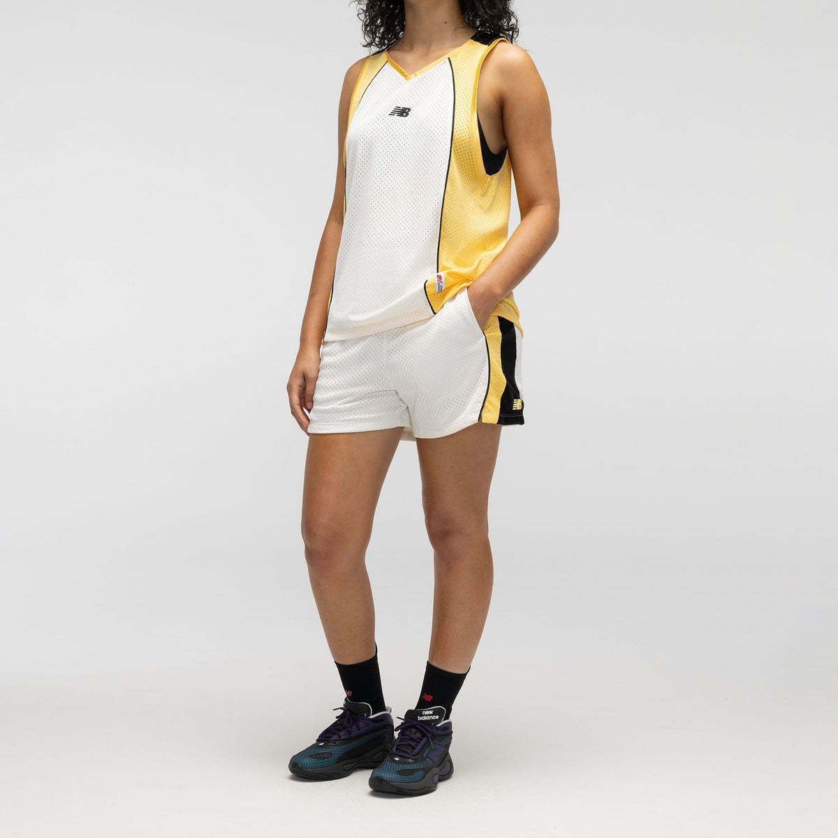 New Balance Women's Performance Mesh Basketball Shorts-2