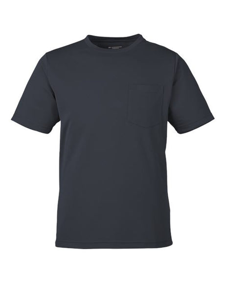 Harriton Men's Charge Snag and Soil Protect T-Shirt-1