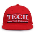 The Game Headwear Texas Tech Retro Snapback Hat