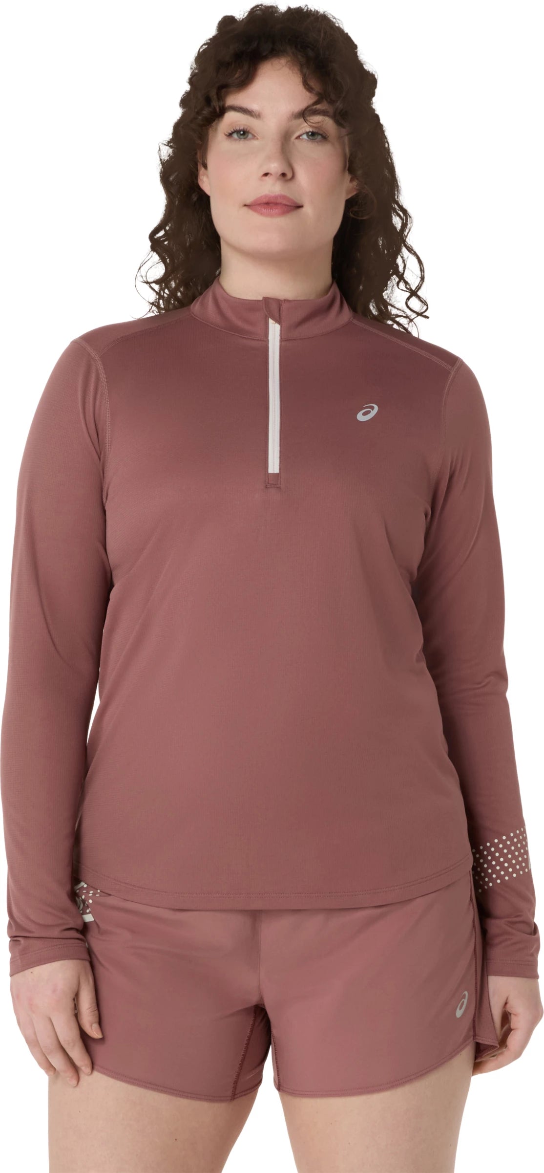 Asics Women's Icon 1/2 Zip Long Sleeve Top-1