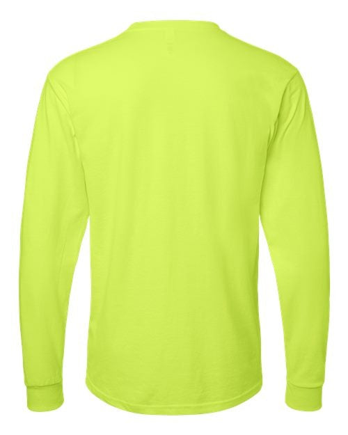 Tultex Men's Heavyweight Jersey Long Sleeve T-Shirt-2